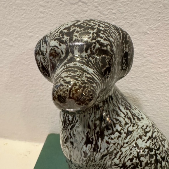 Vintage Style Cermaic Glazed Dog Figurine - Picture 5 of 12